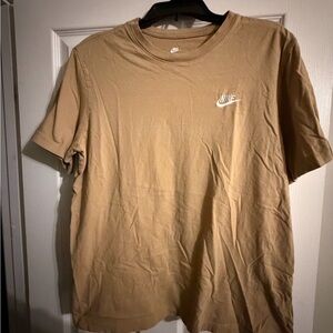 Nike Beige Short Sleeve Men's Tee